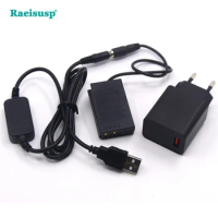 EP-5E DC Coupler EN-EL22 Dummy Battery Power Bank Adapter USB Cable EH-5 5V 3A Charger for Nikon 1 J4 S2 1J4 1S2 Camera
