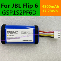 3.6V 4800mAh Original Speaker Battery For JBL Flip 6 GSP1S2PF6D For JBL flip 6 flip6 GSP-1S2P-F6D Bluetooth Audio battery