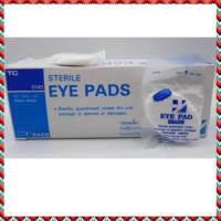 (ยกกล่อง 25 ชิ้น) Gauze Eye pad sterile ผ้าก๊อสปิดตา ผ้าปิดตา Gauze pad sterile
