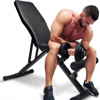 啞鈴凳家用多功能健身折疊椅健身器材大肚子健身健身椅子凳子