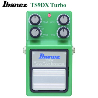 Ibanez Turbo Tube Screamer TS9DX Guitar Effects Overdrive Pedal | Drive, Tone, and Level | Made in Japan