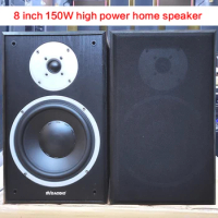 150W Home High-power Bookshelf Speakers 8 Inch Fever Hifi Subwoofer Monitor Passive Speaker High Fidelity Front Desktop Speakers