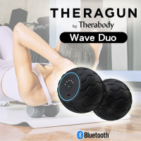 THERAGUN Wave Duo 藍芽智慧型震動按摩花生 (5檔變速) 筋膜球 按摩球