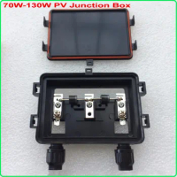 5pcs/Lot Wholesale 70W-130W Solar Panel Junction Box Connector with 2 Diode (12A,45V) , IP65 Waterproof,130W Junction Box