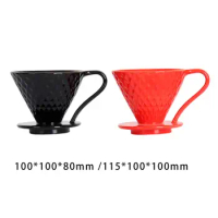 Coffee Filter Cup Pour over Coffee Filter Easy to Clean with Handle Dripper Pour over Coffee Maker for Home Cafe Work Travel