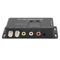 TM70 UHF TV LINK Modulator AV to RF Converter IR Extender 21 Channel Display PAL/NTSC optional UHF TV Link Modulator CATV System