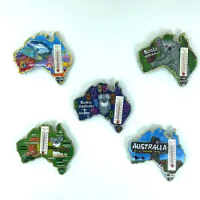 Australia Fridge Magnet Souvenir Thermometer Travel Memorial Magnetic Refrigerator Stickers Gift Home Decoration Accessories