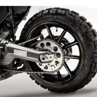 Motorcycle Wheel Sticker stripe Reflective Rim For Ducati Scrambler Front 18 inch Rear 17 inch