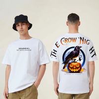 Baju Kaos - Kaos Distro - Kaos The Crow Night - Kaos Japan - Kaos Hitam Putih - Kaos Cowok - Kaos Ce