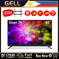 （Free Bracket）GELL 43 inch Smart TV  Frameless ultra-thin evision on sale tv monitor FHD Android Youtube Multiport HDMI AV  USB Smart TV