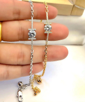 matlaine-gelang rantai simple solitare titanium