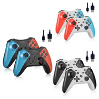2PCS Wireless Bluetooth Controller For Nintendo Switch Pro Gamepad Compatible For Switch Pro/Oled/Lite/PC Joystick