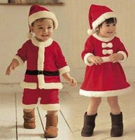 ✤宜家✤兒童聖誕節表演服裝 男女童聖誕節可愛服裝 (男童+女童) 大