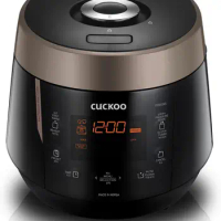 CUCKOO CRP-P1009SB | 10-Cup (Uncooked) Pressure Rice Cooker | 12 Menu Options: Quinoa, Oatmeal