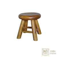 【吉迪市柚木家具】柚木圓矮凳 EFACH029B(小椅子 休閒椅 圓板凳 洗澡椅 椅凳)