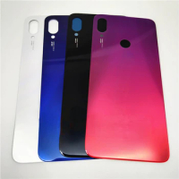 For Xiaomi Redmi Note 7 Battery Cover Back Glass Panel Rear Door Housing Case For Redmi Note 7 Pro Back battery Cover