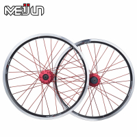 【HOT】MEIJUN Bicycle 20 -Inch 406 Wheel Folding Bicycle Bicycle Motocross Wheel Set V ke Disc ke Two-Purpose Rim Rim