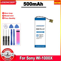 LOSONCOER 500mAh New Battery For Sony WI-1000X WI-1000XM2,WI-C400 Headset