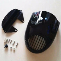 Grill Headlight Mask Front Fairing Flyscreen Visor For Harley Sportster Dyna XL