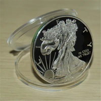 Sample! 2018 American Silver Eagle*NEW* 1troy oz .999 Bullion Silver Round coin Free shipping 1pcs/lot+American silver eagle 1OZ
