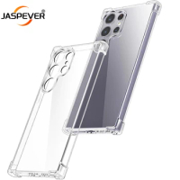 Luxury Shockproof Silicone Soft Case For Samsung Galaxy S24 S23 S22 S21 FE Note 20 Ultra 10 Plus Clear Transparent Cover Shell