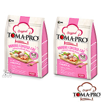 TOMA PRO 優格 化毛高纖 雞肉+米 成幼貓 飼料 3公斤 2包