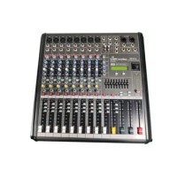 Accuracy Pro Audio Mini Echo Amplifier Digital Professional 2 groups of 8 Channel Mixer Console Sound Dj Controller Audio Mixer
