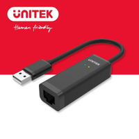 【樂天限定_滿499免運】UNITEK USB 轉 RJ45有線網卡(Y-1468)