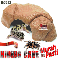 HC013 HIDING CAVE TEMPAT SEMBUNYI REPTILE GECKO KADAL TOKEK ULAR HEWAN