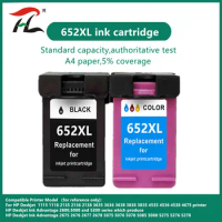 Compatible 652XL Ink Cartridge for hp 652 xl hp652 Cartridge for HP Deskjet 1115 2135 3835 2675 2676 4675 5075 printer