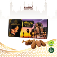 Kurma Tangkai Albani 500gr - Kurma Deglet Nour Premium - Kurma Tunisia Tangkai Kering - Elshanum