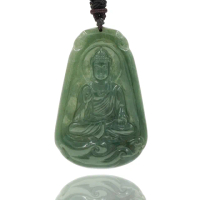 【喜緣玉品】天然翡翠阿彌陀佛玉珮