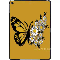 Butterfly Tablet Cover Case for iPhone ipad 8 2020 8th Generation Ultra Thin Hard Tablet Case+free stylus