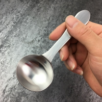 304不銹鋼量勺8克咖啡豆勺奶粉甜品勺茶葉計量匙烘焙調料控限鹽勺