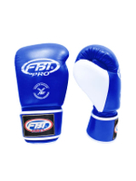 นวมแข่งขันมวยไทยและมวยสากล Size 18 OZ. F.B.T. PRO หนังแท้ รุ่น BG-2 (43412)