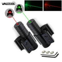 Mini Red/Green Laser Ultra-Low Reference Line 11MM &amp; 20MM Switchable Picatinny Dual-use Laser Dot Sights for Pistol Handgun Gun
