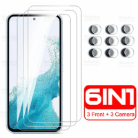 6-in-1 Protective Glass For Samsung Galaxy A54 5G Camera Tempered Glass Samung Galaxi A54 A 54 54A A546B Lens Screen Protector