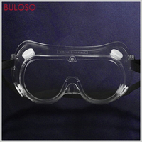 超防霧透明護目眼鏡-透明CE封閉式-配戴眼鏡可用 (不挑色 款) 護目鏡 防霧 透明【VU105】【不囉唆】