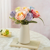 Robotime Rokr Plastics Flower Cluster Blooming Bouquet DIY 3D Puzzle home Decor Women Girl Gifts