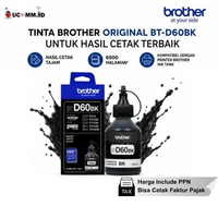 Tinta Brother BT D60BK Original Tinta Brother T310 T510W, T710