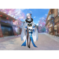 Mô hình Standee Noa Lưu Trữ Xanh (Blue Archive) Chủ đề Năm mới