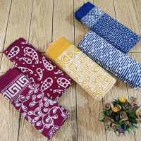 KAIN BATIK CIREBON TRUSMI BATIK FARIZA KATUN CAP MOTIF GARUTAN