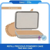INEZ Refill Precious Powdery Cake Bedak Isi Ulang Inez Burly Wood -07