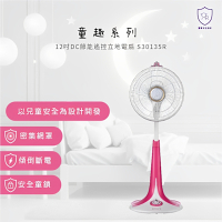 Airmate艾美特 童趣系列-12吋DC節能遙控立地電扇 S30135R（全新福利品）