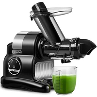 Cold Press Juicer Machines,3" Wide Dual Feed Chute Slow juicer, Juicer Slow Masticating with 2-Speed Modes &amp; Reverse Function