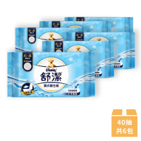 【Kleenex 舒潔】濕式衛生紙 40抽x6包(天然綠茶複合配方)