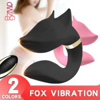 Wearable Dildo Vibrator G Spot Clitoris Vaginal Stimulator Fox Panties Vibrating Sexy Toys for Women Orgasm Masturbator Massager