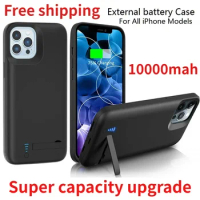 Smart Battery Charger Case for IPhone 13 12 11 Pro Max Mini 6 6s 7 8 Plus SE 2023 XR XS Max External Battery Charging Power Bank