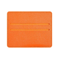 Minimalist custom card holder wallet with 2 card slots for ID and bank cards, lightweight card holde