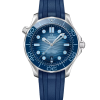 Omega 歐米茄 75周年紀念錶 Summer Blue 海馬/42MM